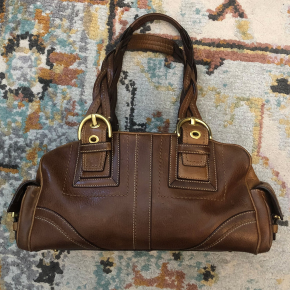 Coach Handbags - Coach Mia Satchel Leather Bag